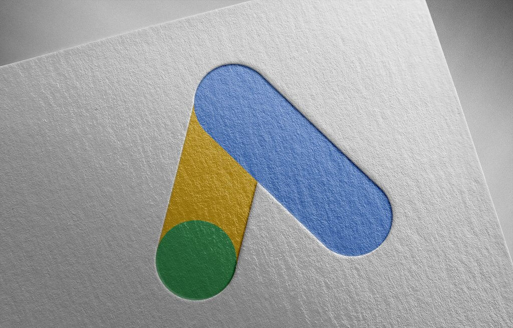 google ads logo on paper